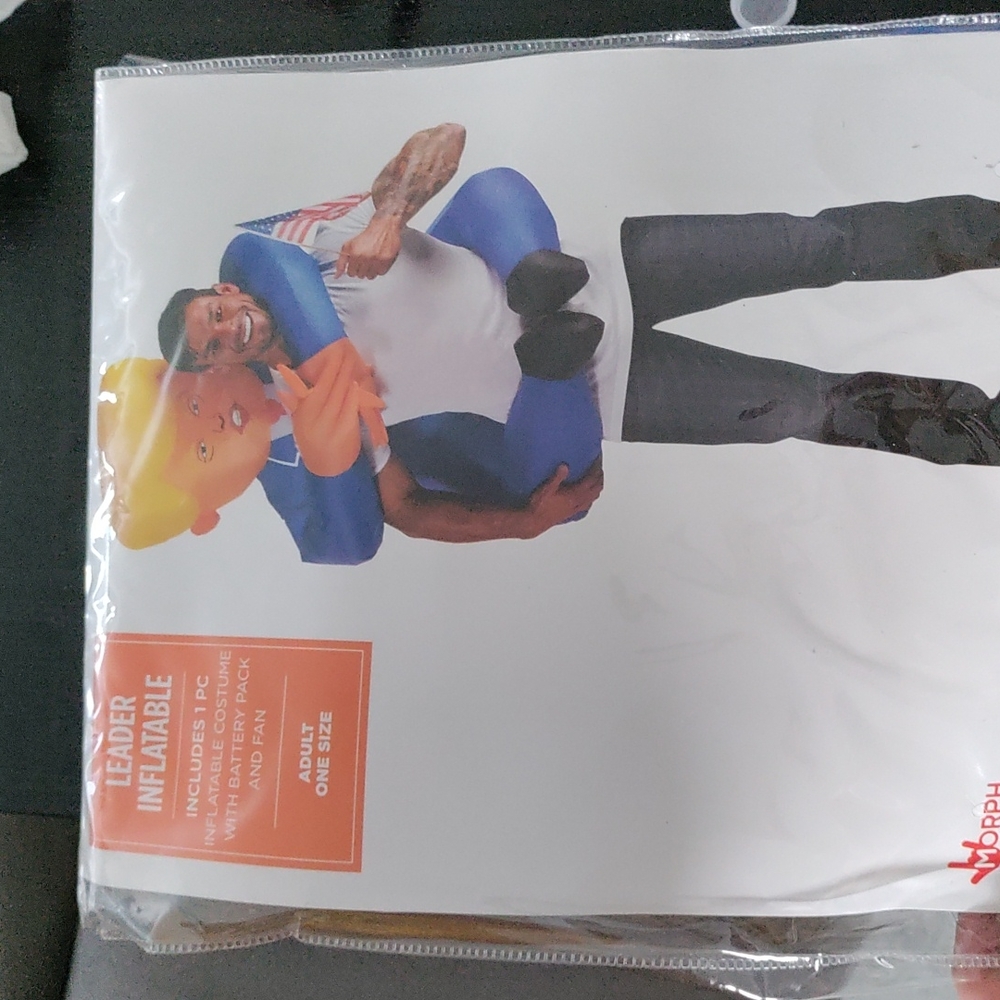 Leader inflatable costume adult size